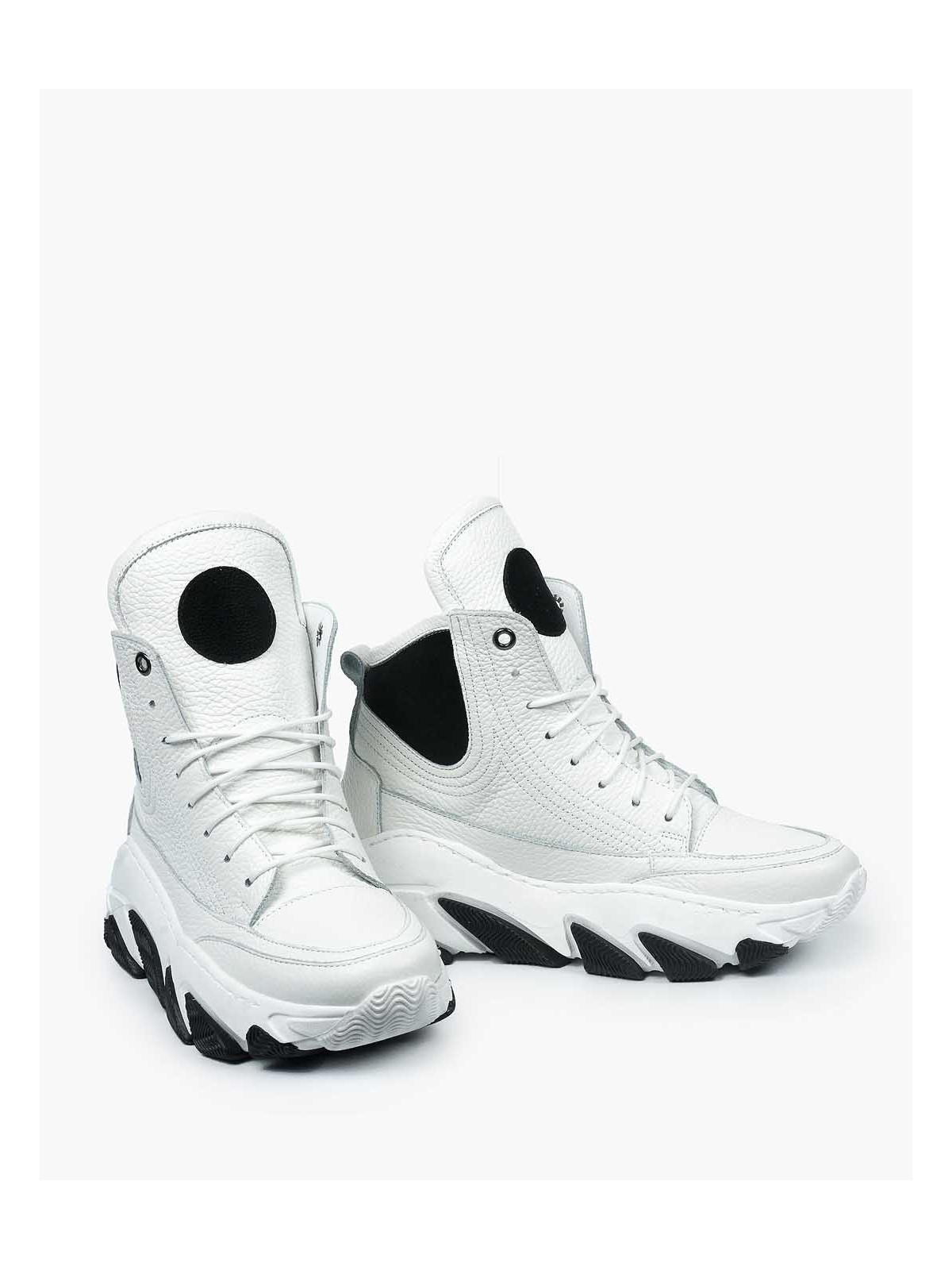 Białe adidasy damskie skórzane