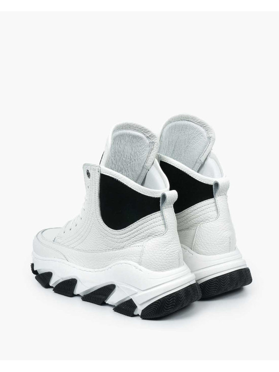 Białe adidasy damskie skórzane