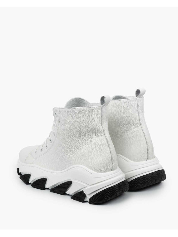 Białe adidasy damskie skórzane