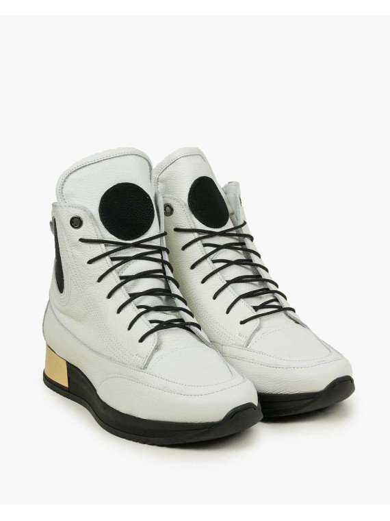 Białe adidasy damskie skórzane