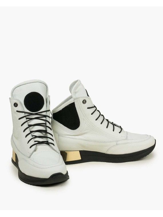 Białe adidasy damskie skórzane