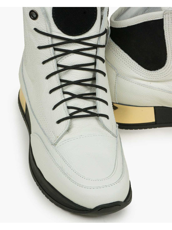 Białe adidasy damskie skórzane