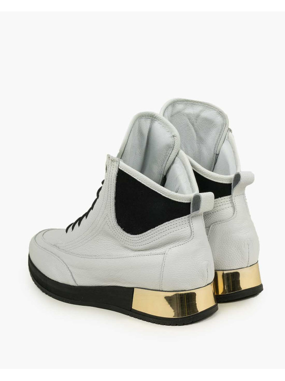 Białe adidasy damskie skórzane