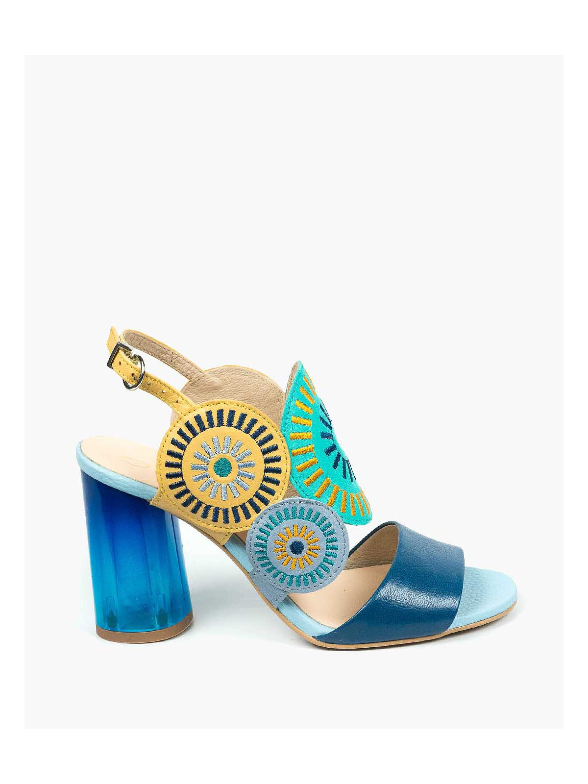 Sandały damskie skórzane