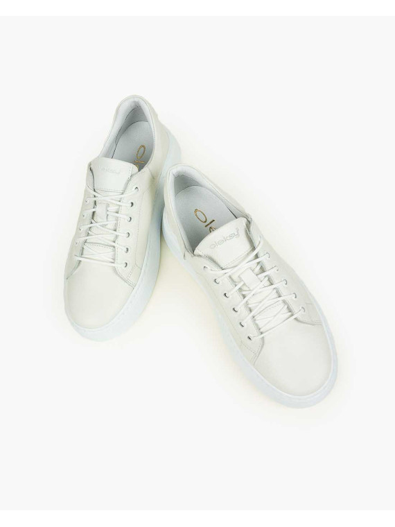 Trampki damskie skórzane