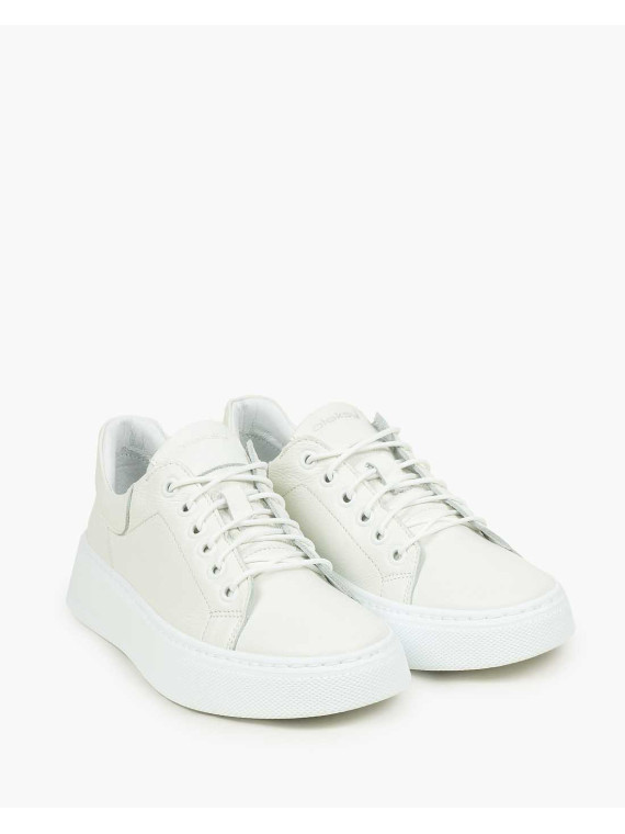 Trampki damskie skórzane