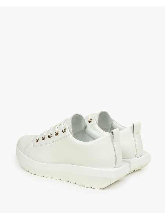 Białe adidasy damskie skórzane