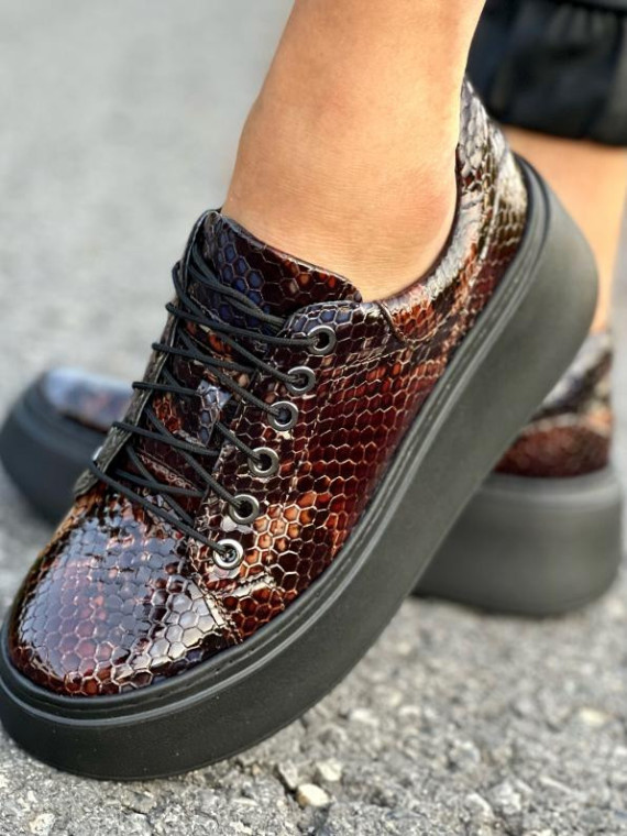 Trampki damskie skórzane