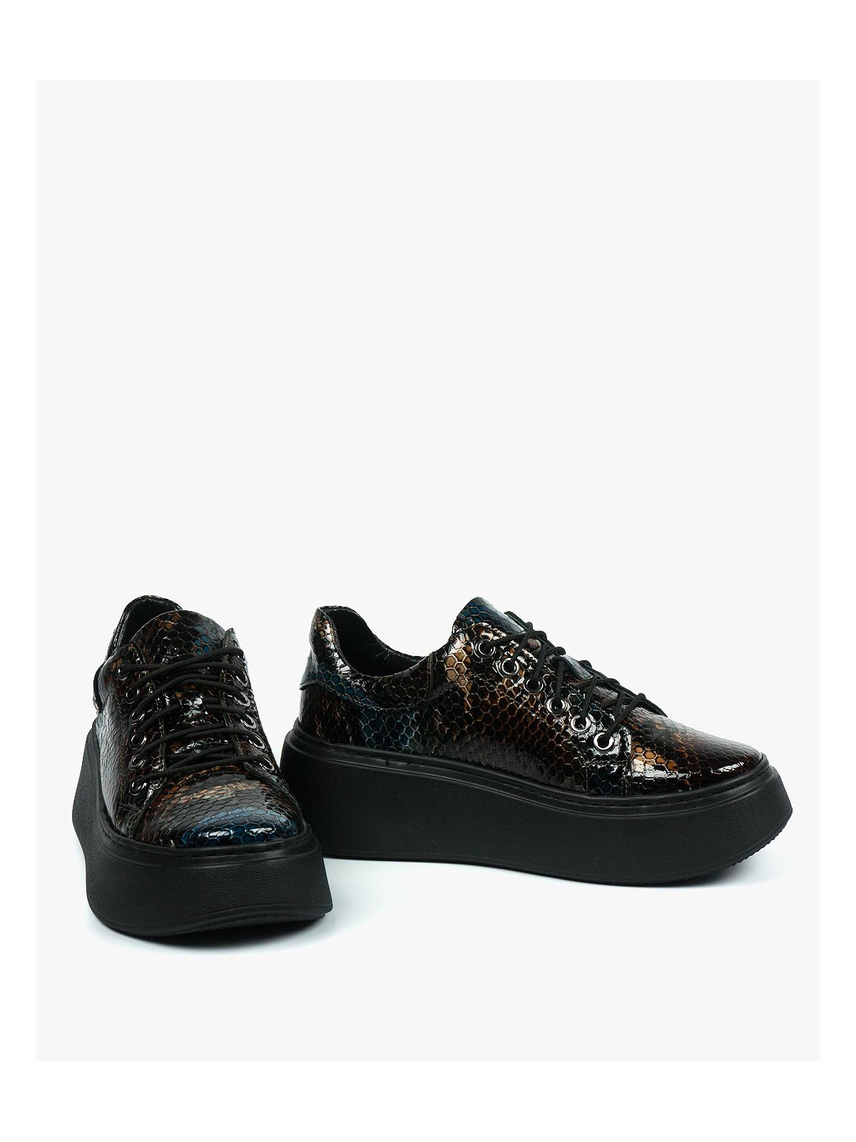 Trampki damskie skórzane