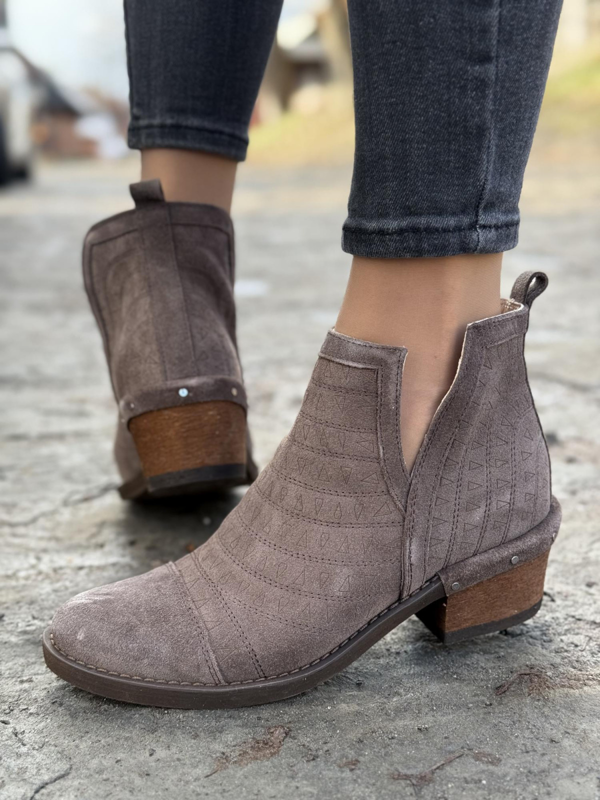 Kowbojki skórzane OLEKSY Polskiej produkcji