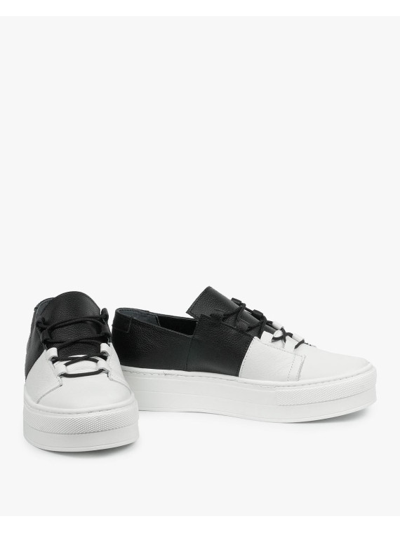 Trampki damskie skórzane