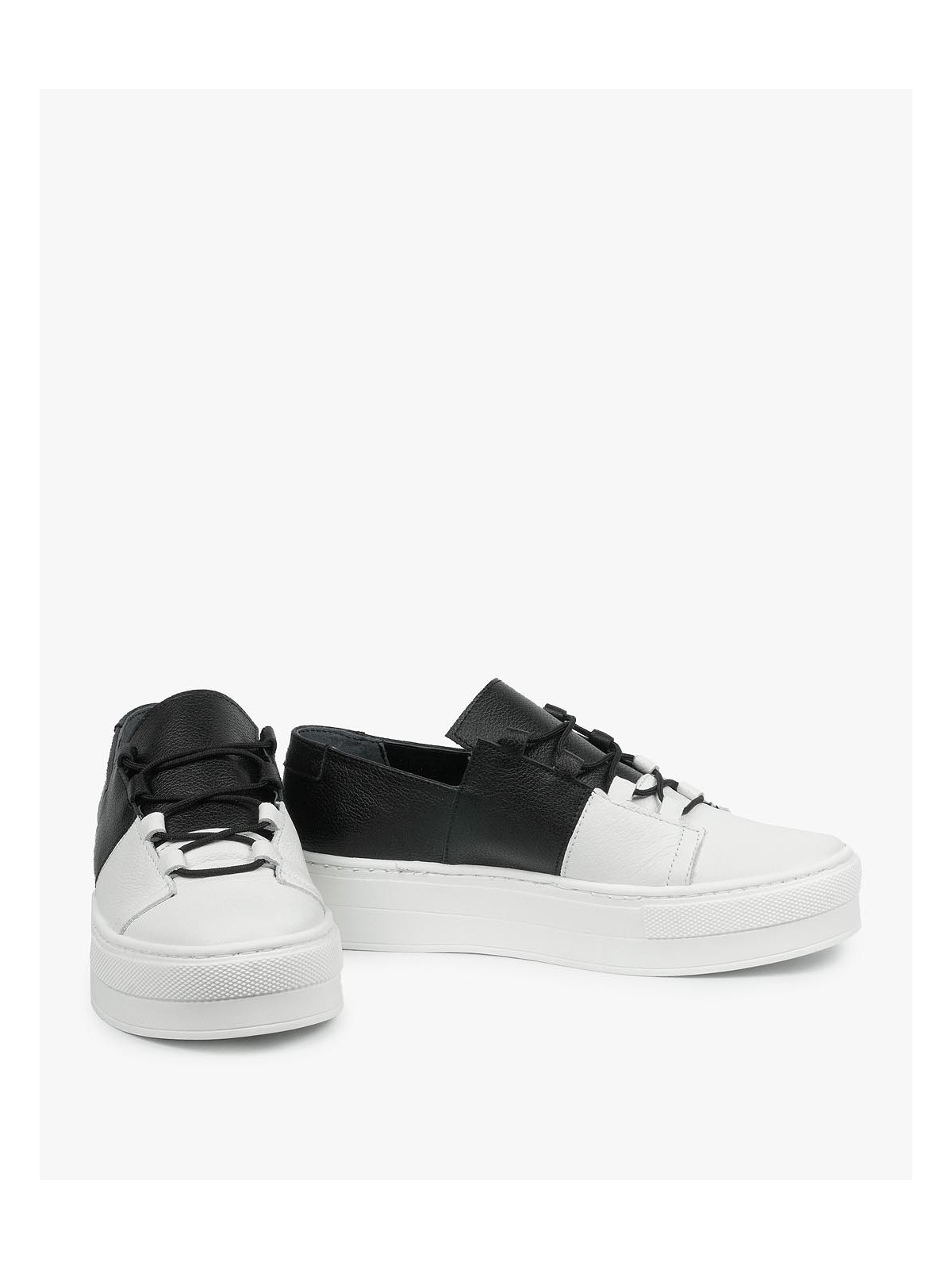 Trampki damskie skórzane