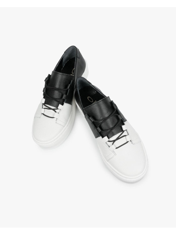 Trampki damskie skórzane