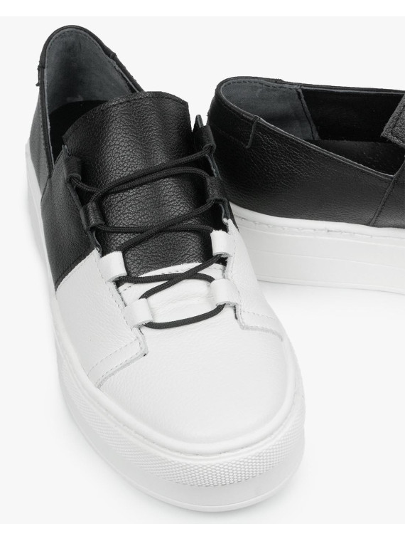 Trampki damskie skórzane