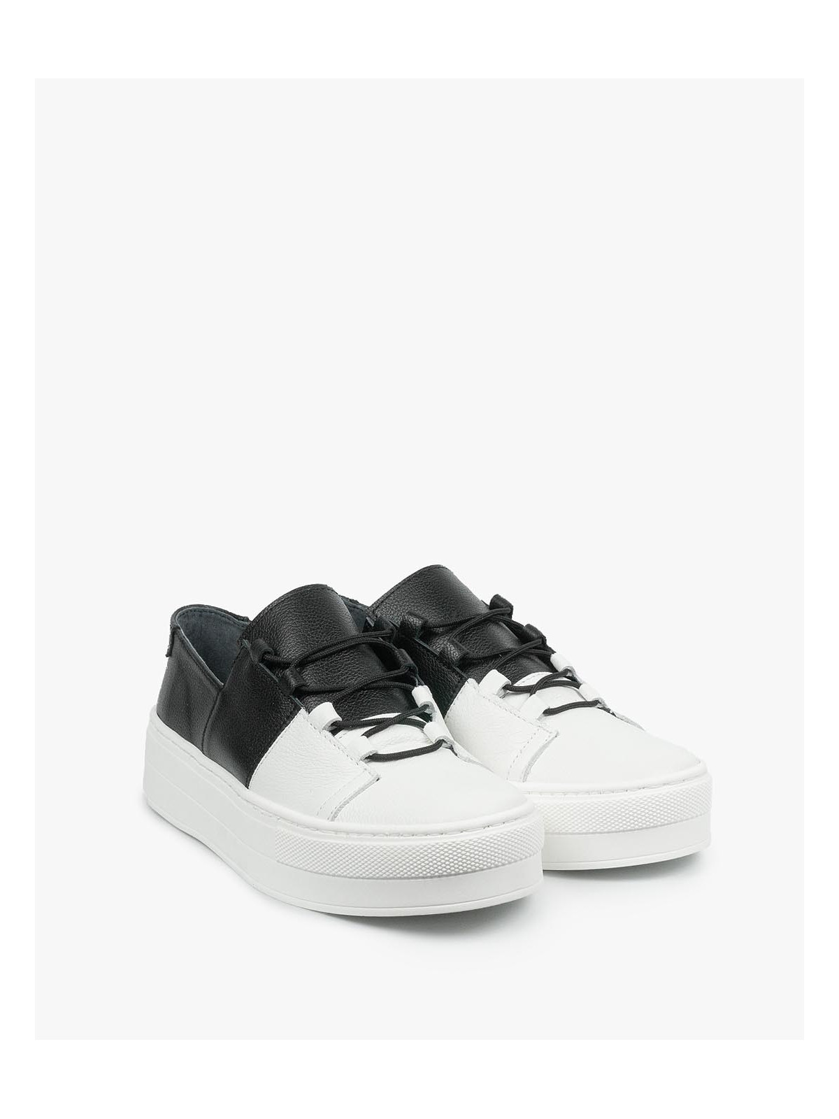 Trampki damskie skórzane