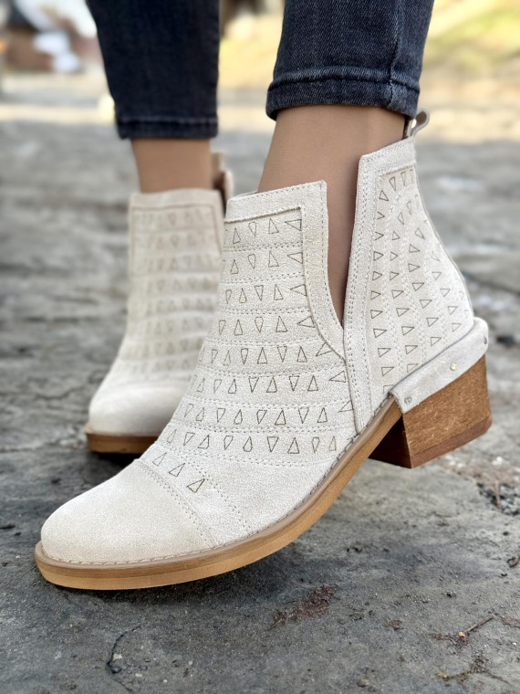 Botki skórzane OLEKSY Polskiej produkcji