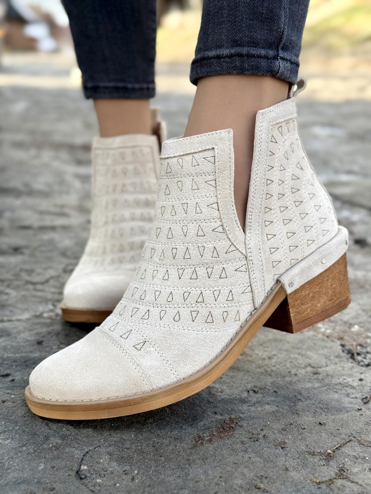 Botki skórzane OLEKSY Polskiej produkcji