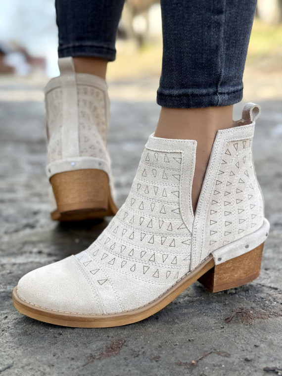 Botki skórzane OLEKSY Polskiej produkcji