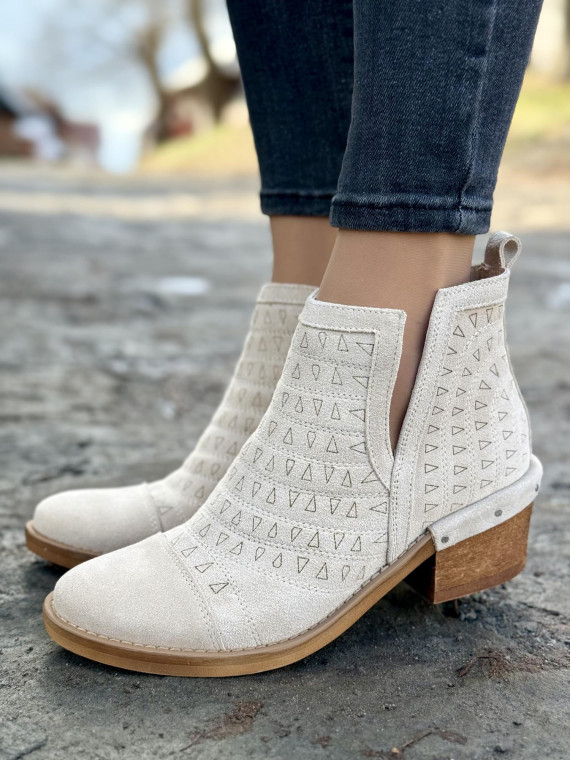 Botki skórzane OLEKSY Polskiej produkcji