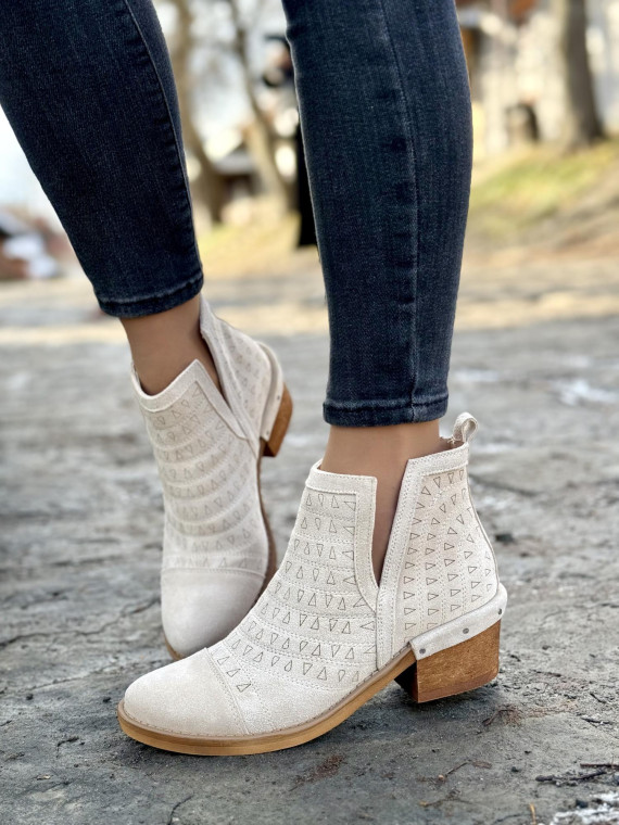 Botki skórzane OLEKSY Polskiej produkcji