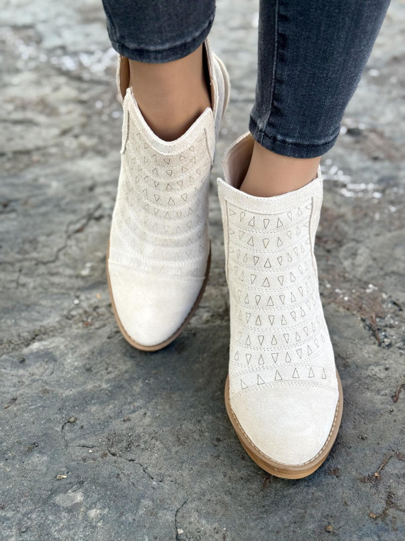 Botki skórzane OLEKSY Polskiej produkcji