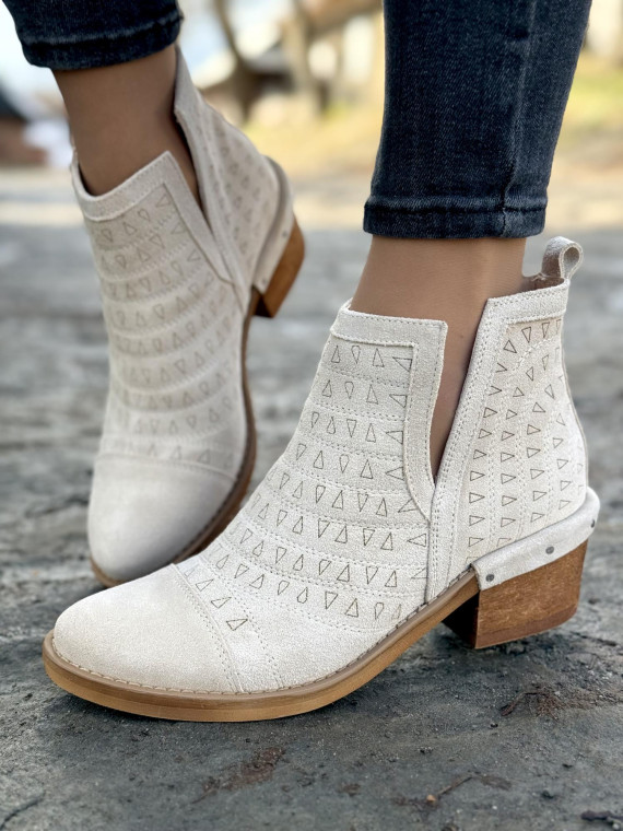 Botki skórzane OLEKSY Polskiej produkcji