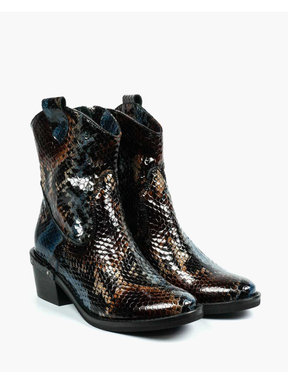 Botki damskie skórzane