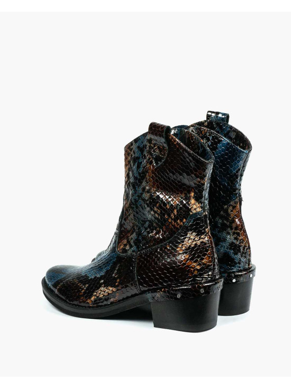 Botki damskie skórzane