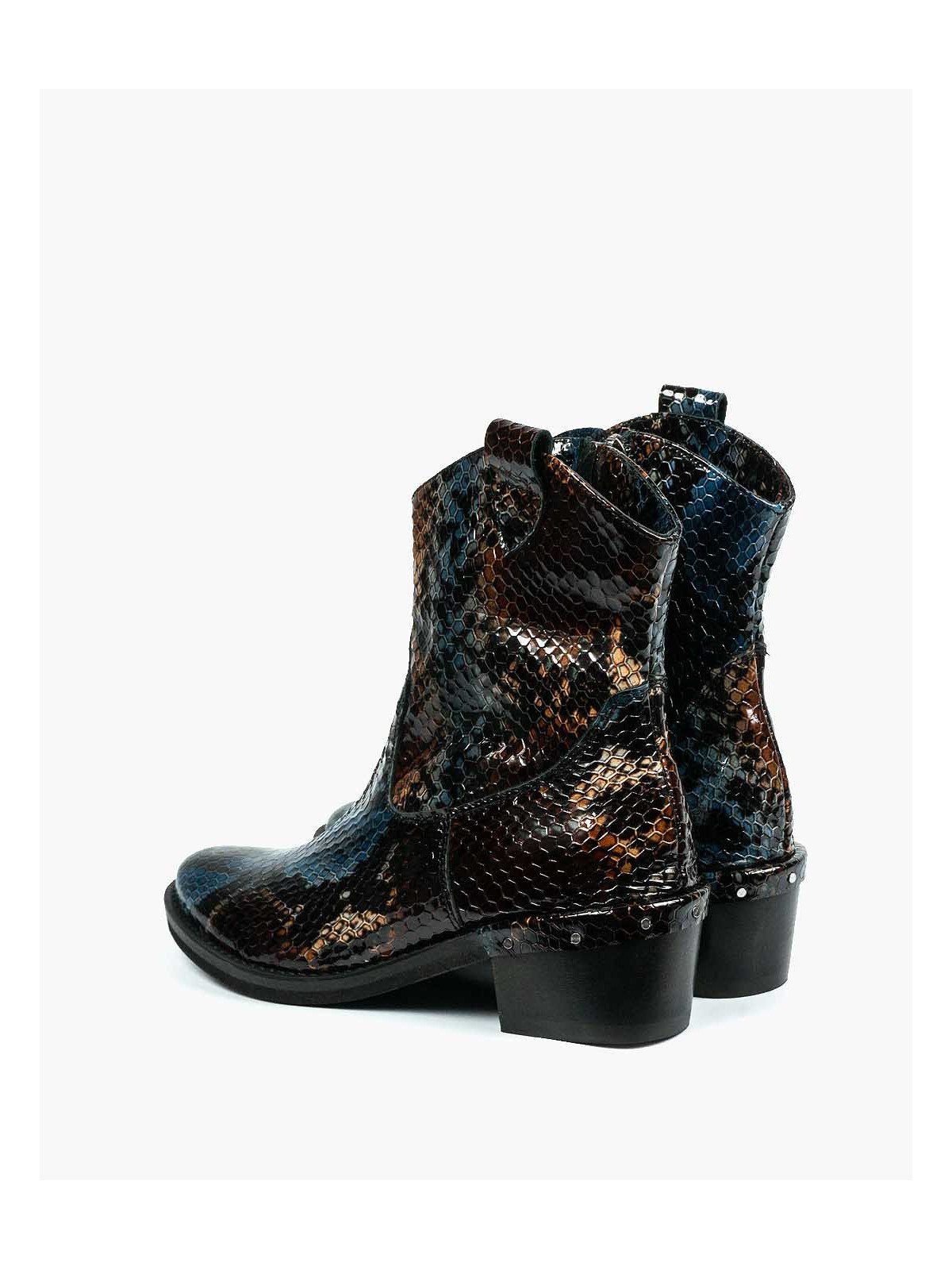 Botki damskie skórzane