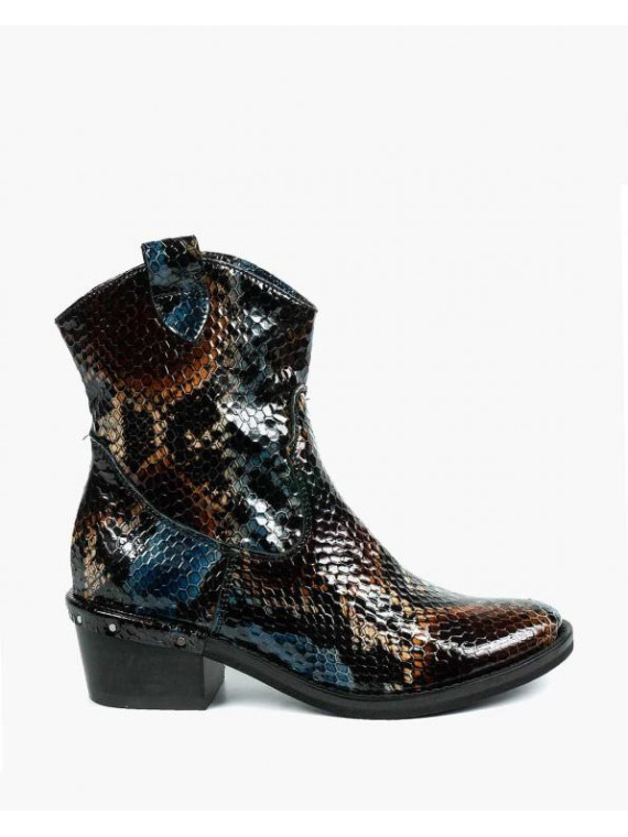 Botki damskie skórzane