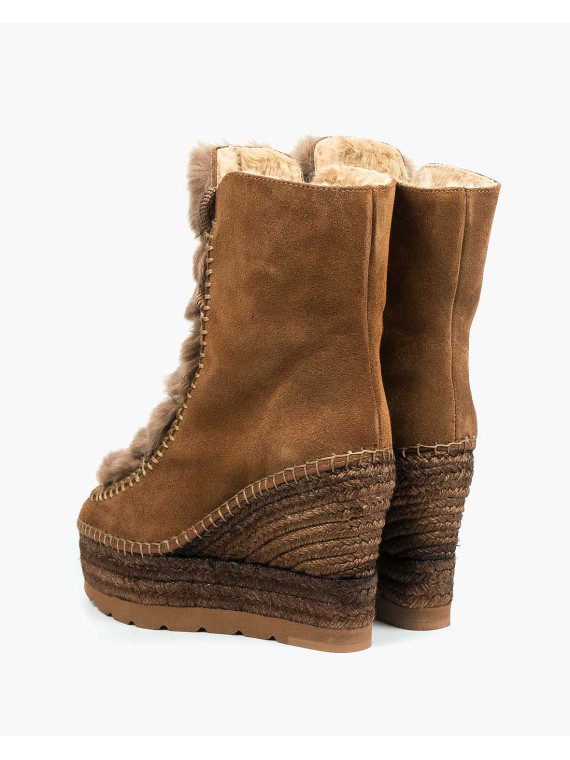 Rude śniegowce damskie skórzane