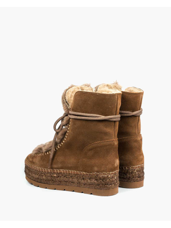 Rude śniegowce damskie skórzane