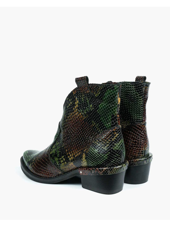 Botki damskie skórzane