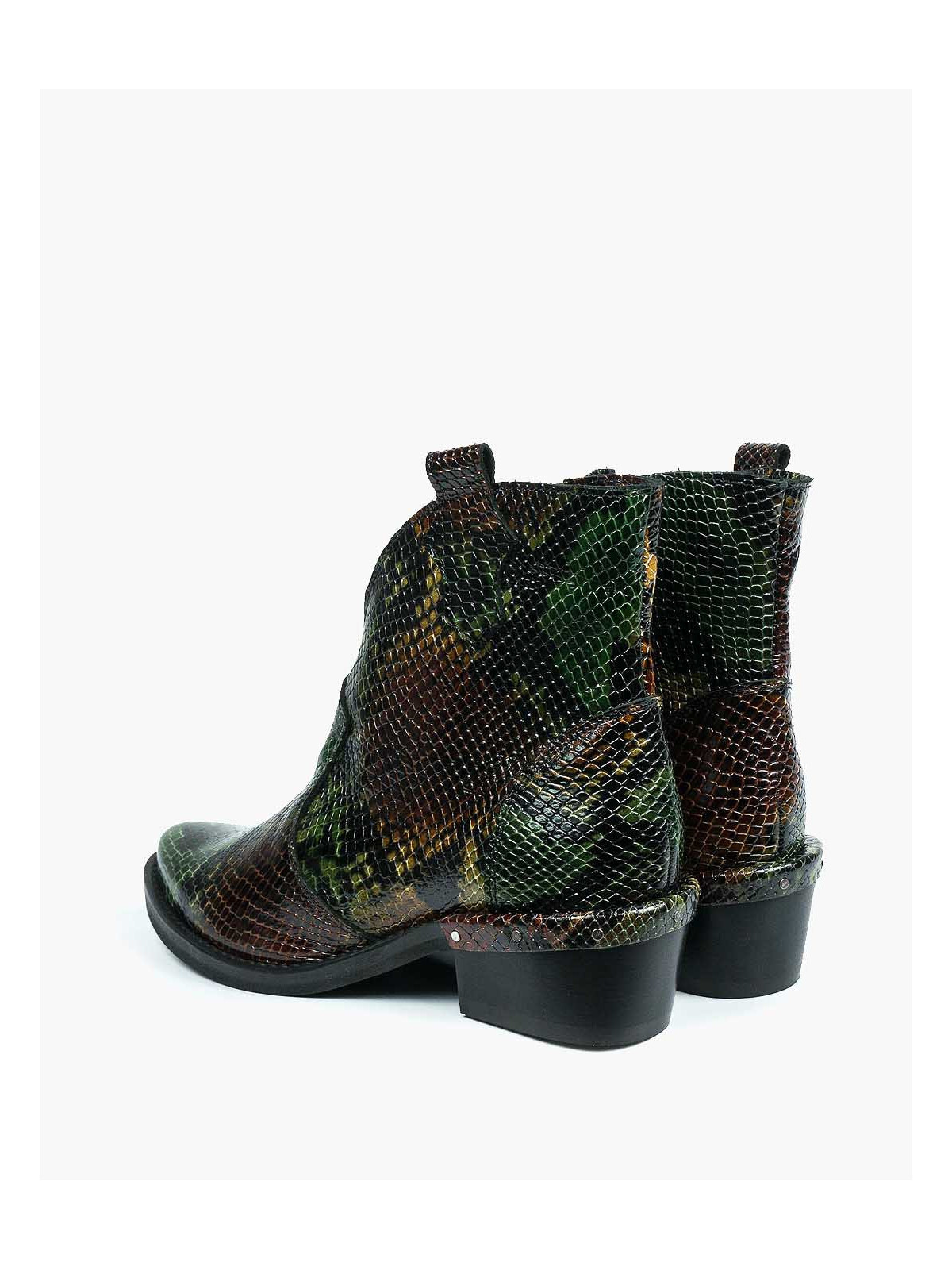 Botki damskie skórzane