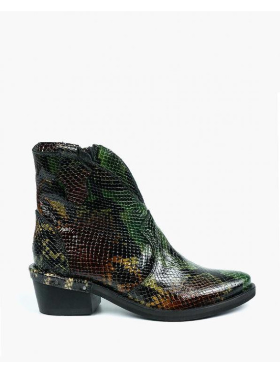 Botki damskie skórzane