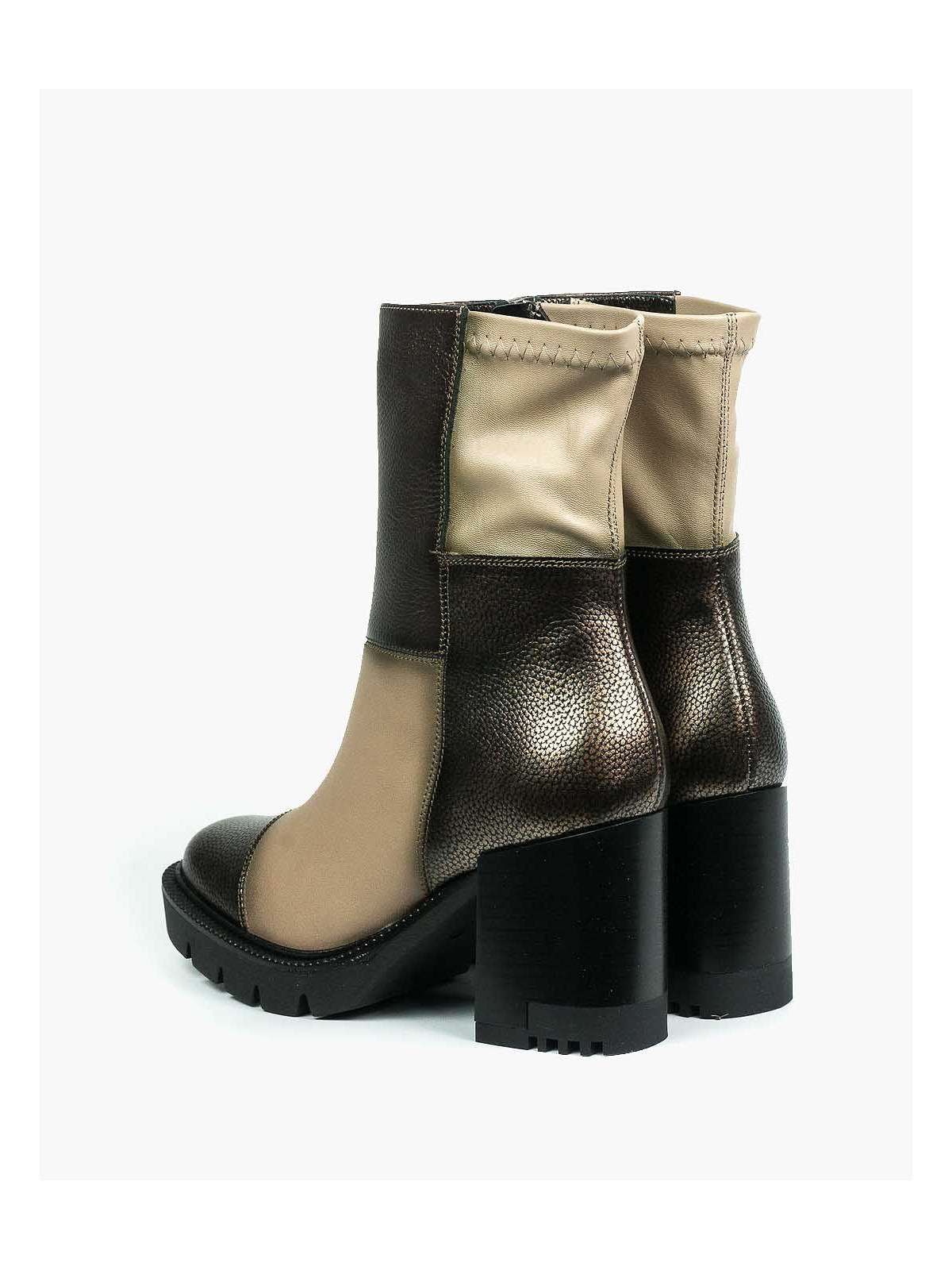 Botki damskie skórzane