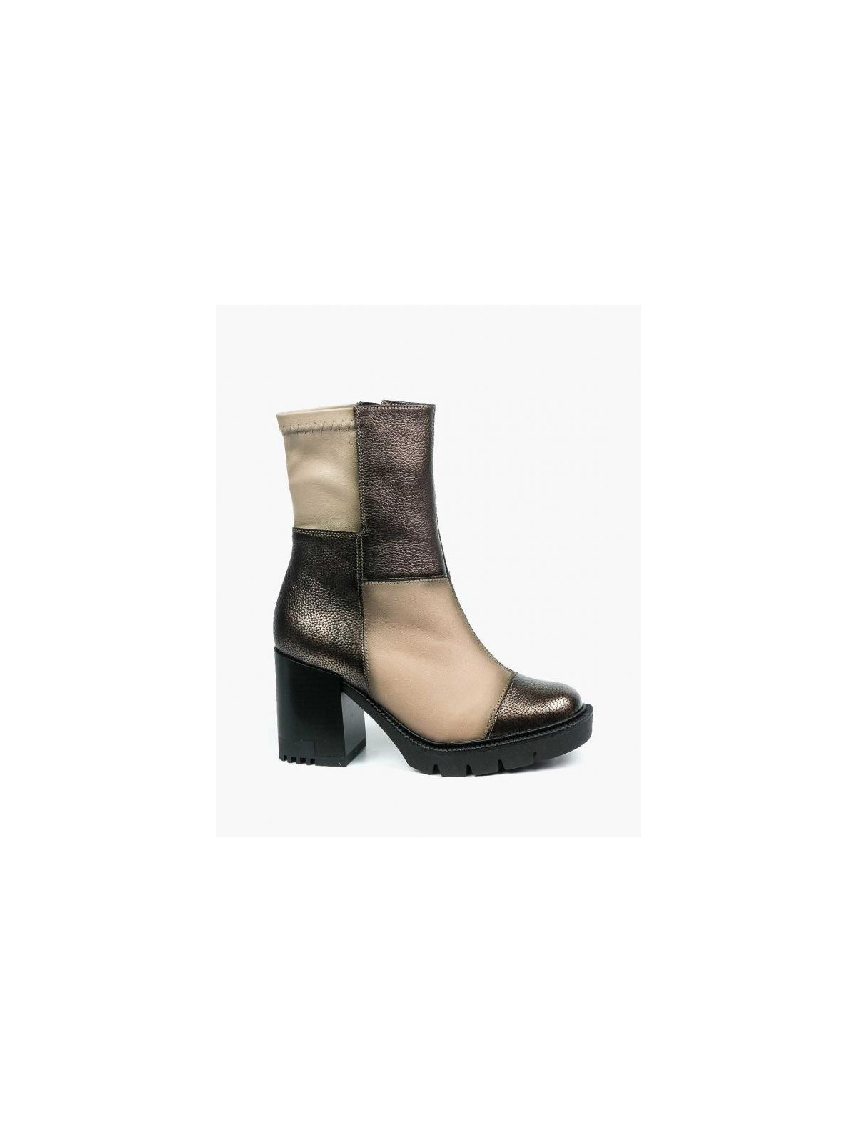 Botki damskie skórzane