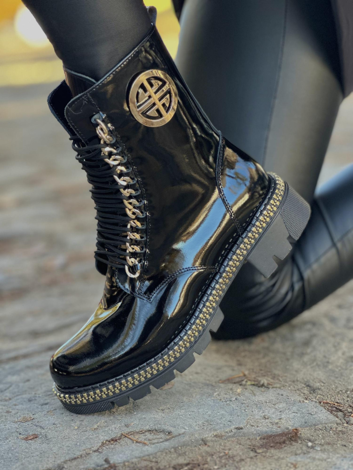 Botki skórzane OLEKSY Polskiej produkcji