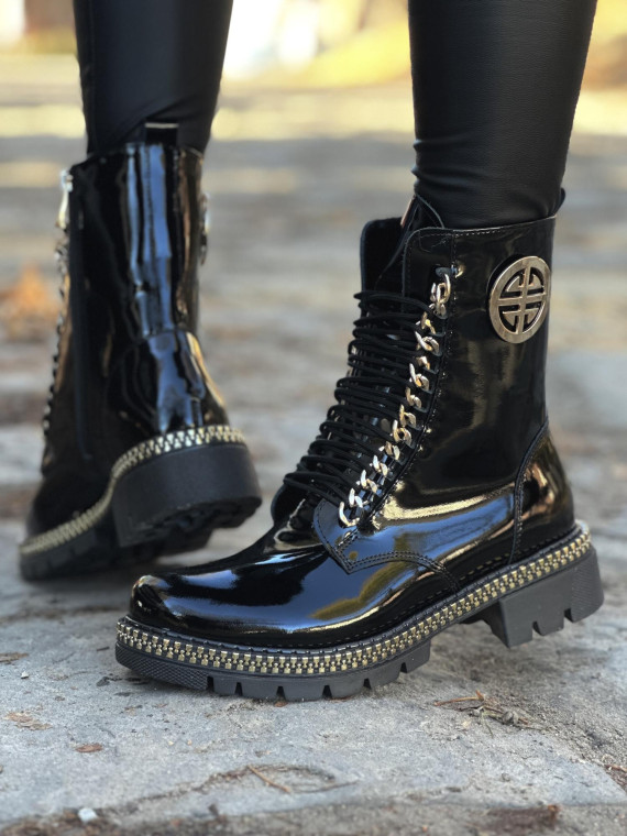 Botki skórzane OLEKSY Polskiej produkcji