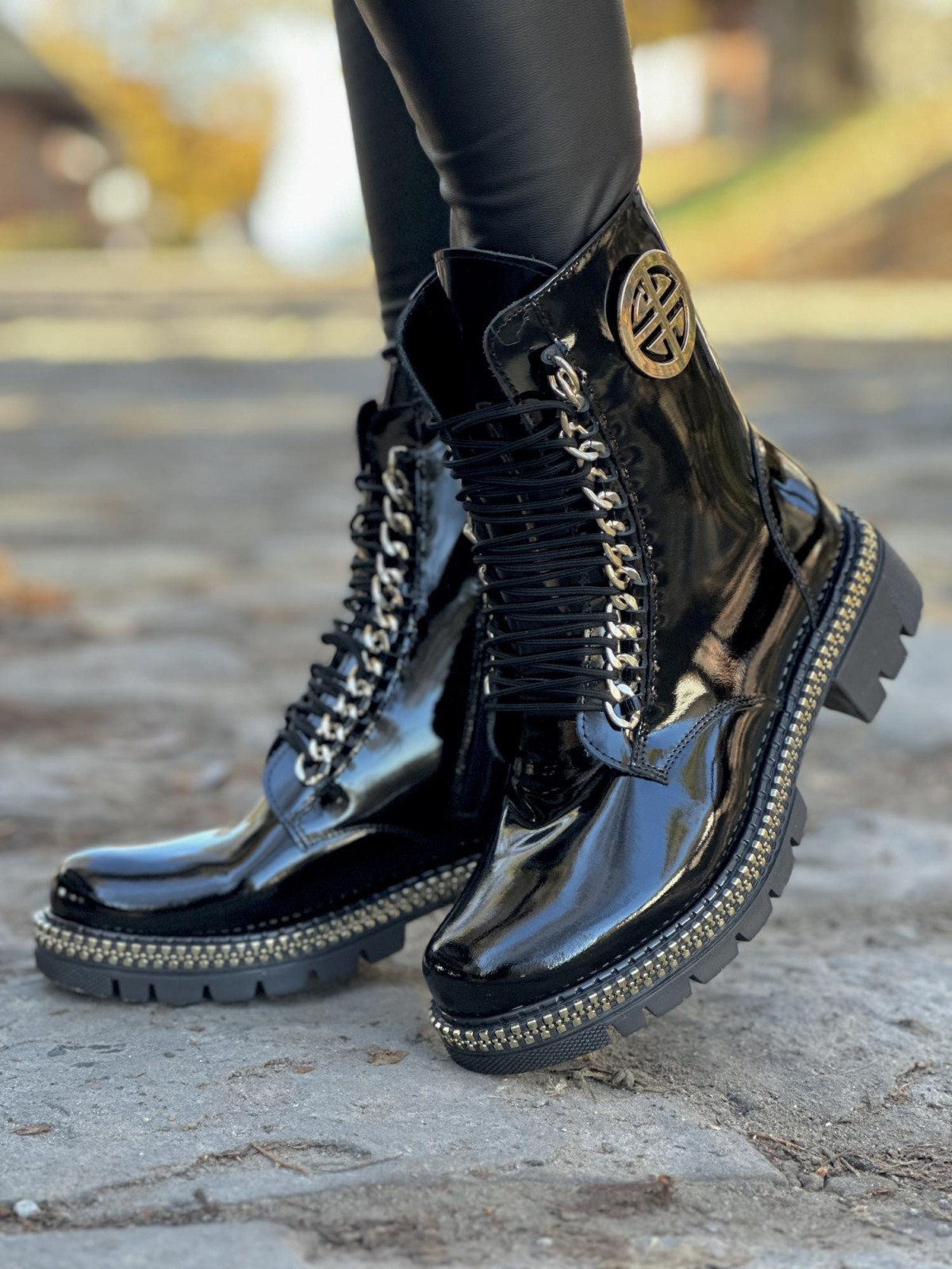 Botki skórzane OLEKSY Polskiej produkcji