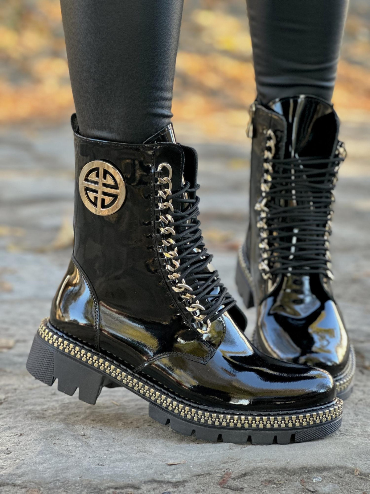 Botki skórzane OLEKSY Polskiej produkcji