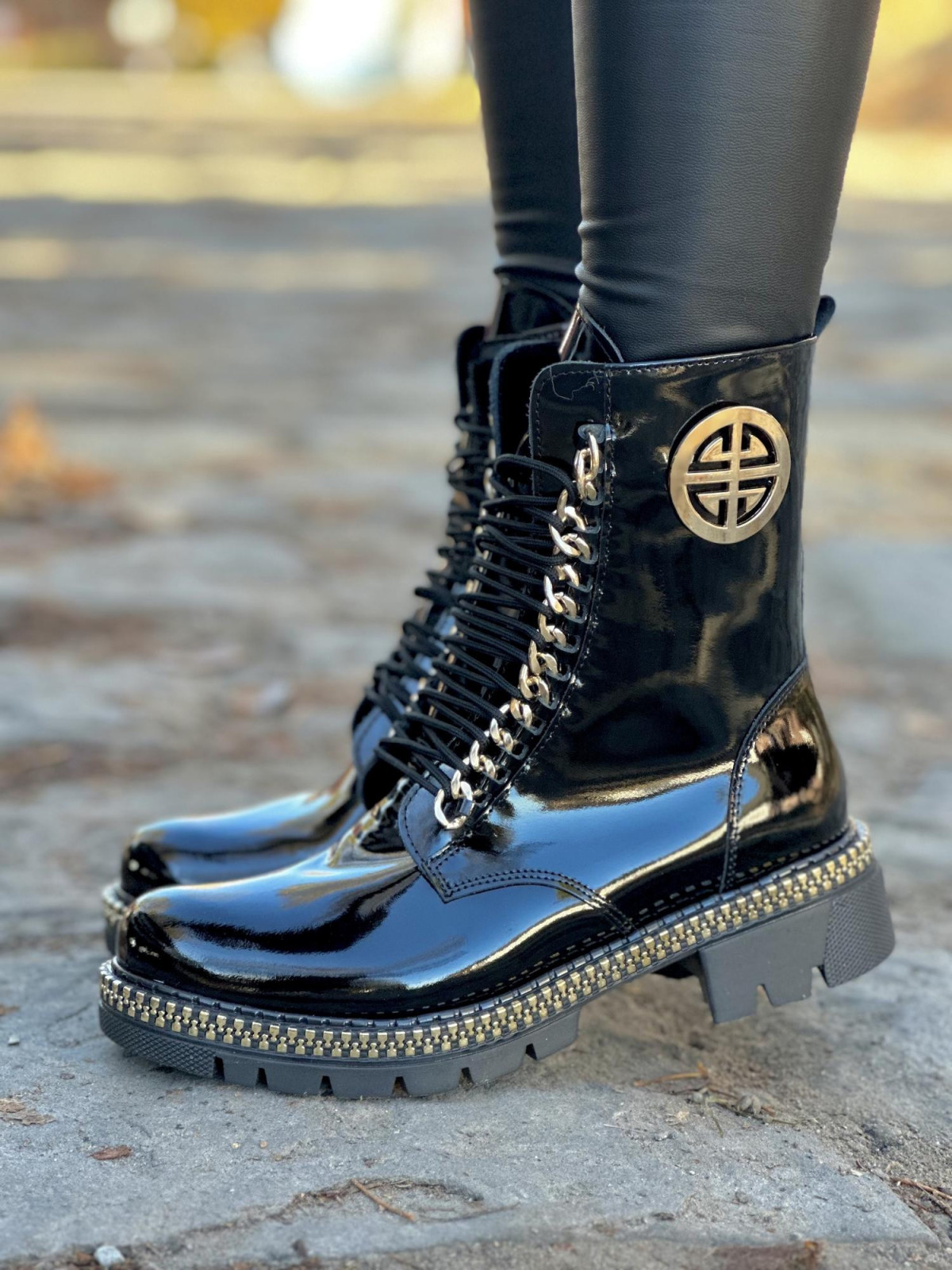 Botki skórzane OLEKSY Polskiej produkcji