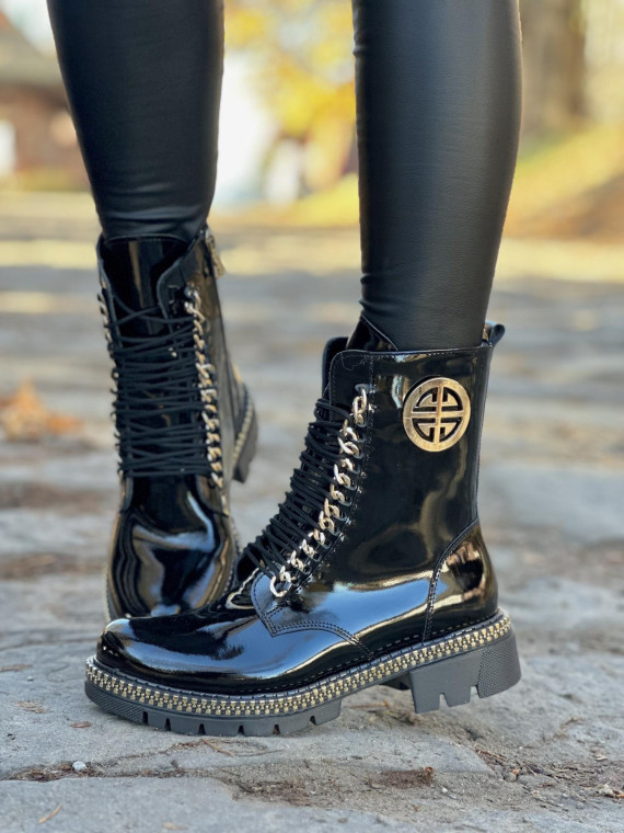 Botki skórzane OLEKSY Polskiej produkcji