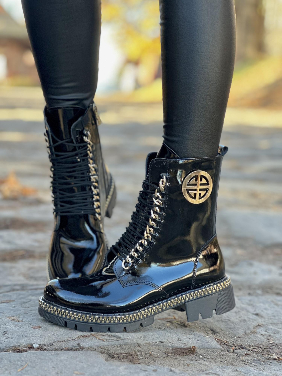 Botki skórzane OLEKSY Polskiej produkcji