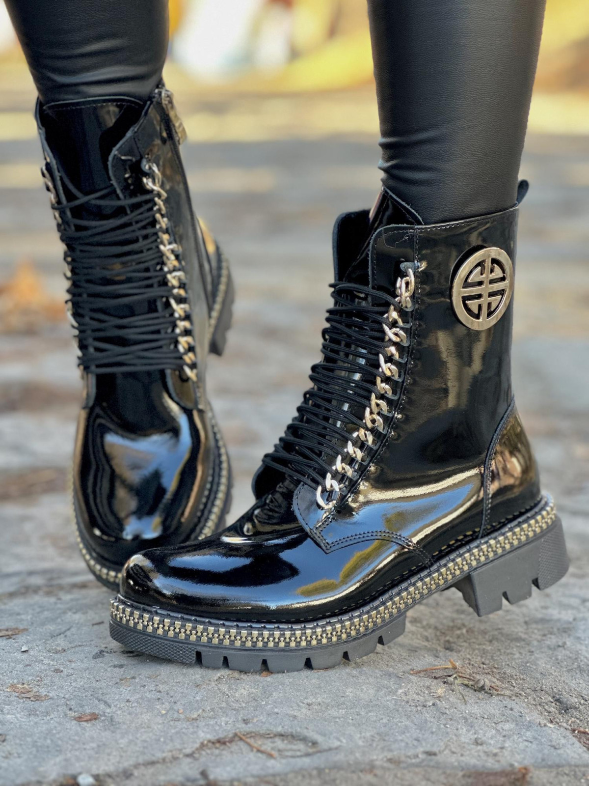 Botki skórzane OLEKSY Polskiej produkcji