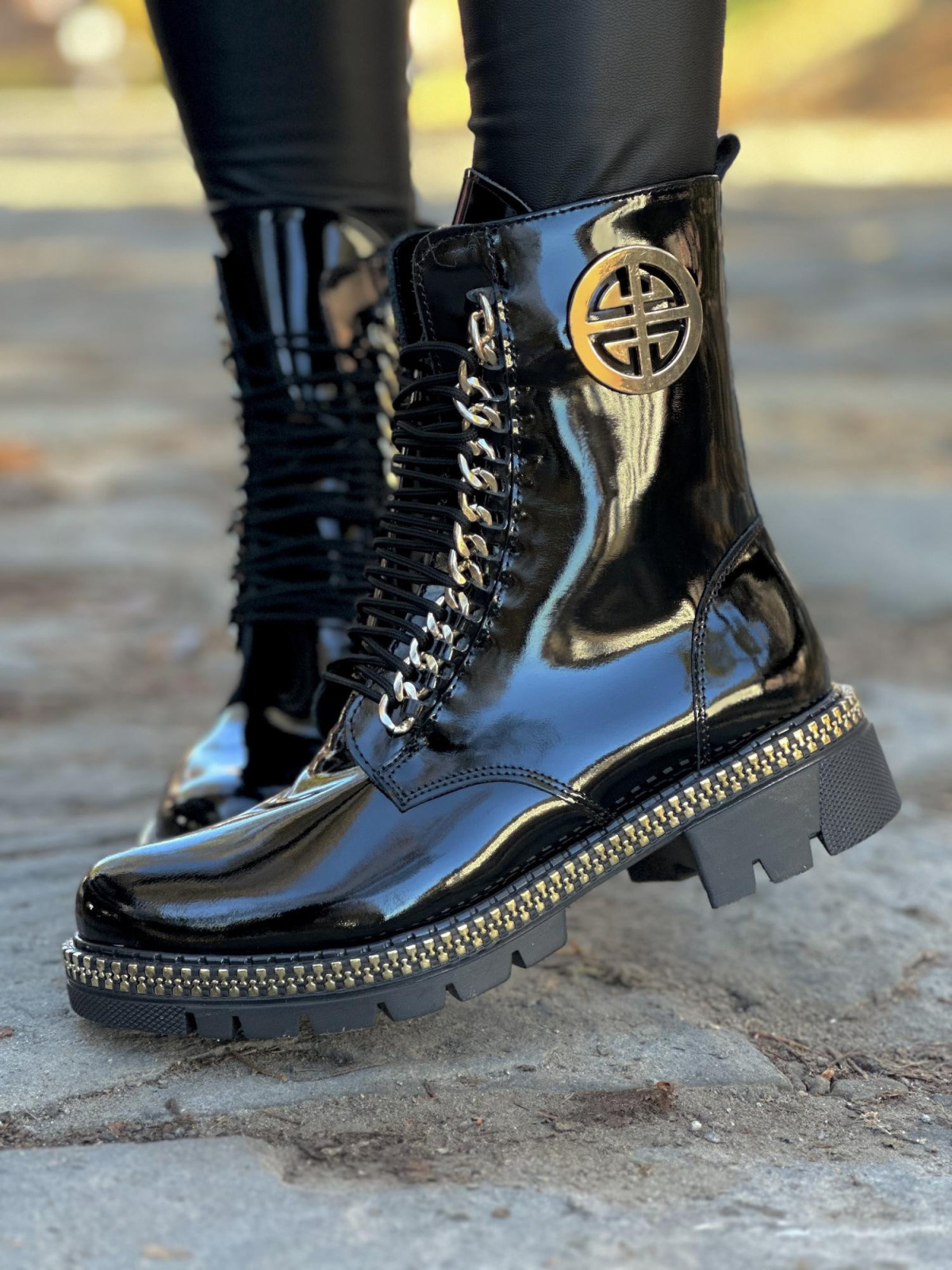 Botki skórzane OLEKSY Polskiej produkcji