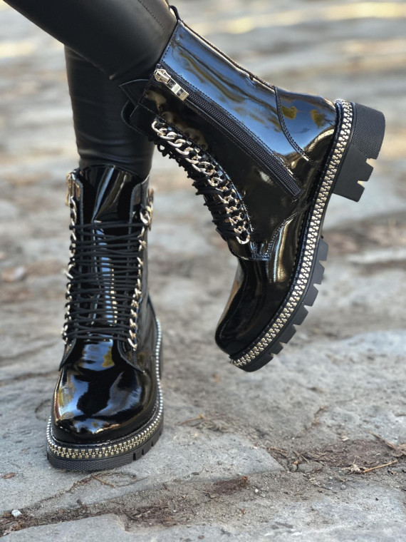 Botki skórzane OLEKSY Polskiej produkcji