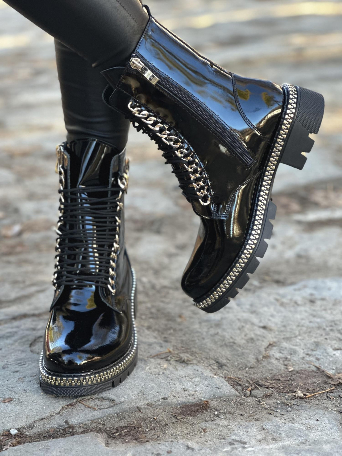 Botki skórzane OLEKSY Polskiej produkcji