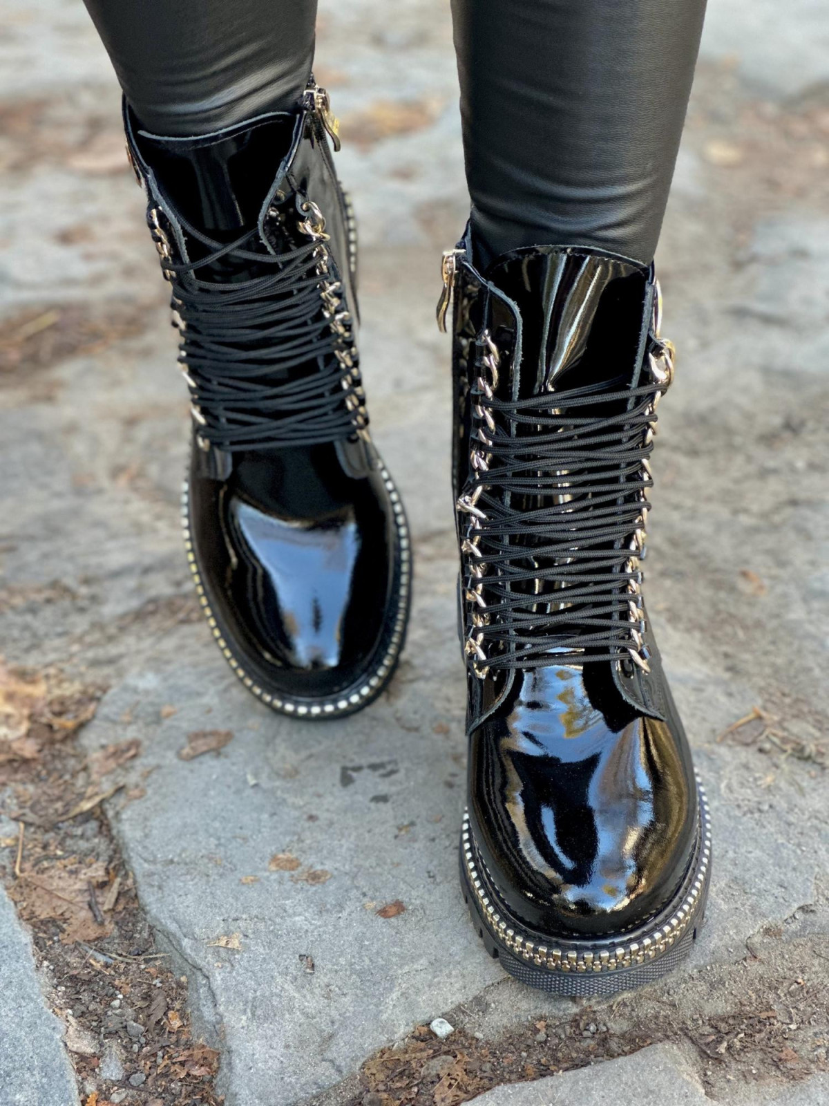 Botki skórzane OLEKSY Polskiej produkcji