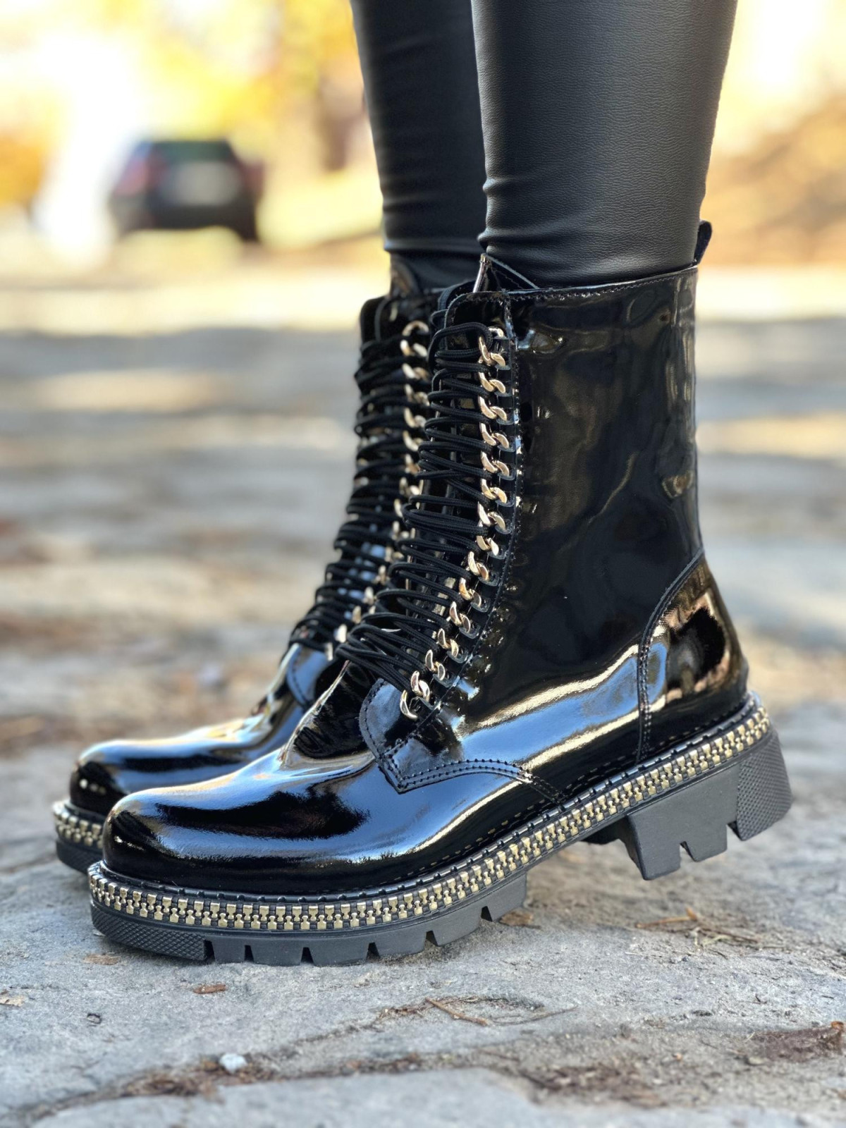 Botki skórzane OLEKSY Polskiej produkcji